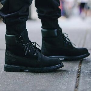 Timberland Charcoal & Black Ankle Boots